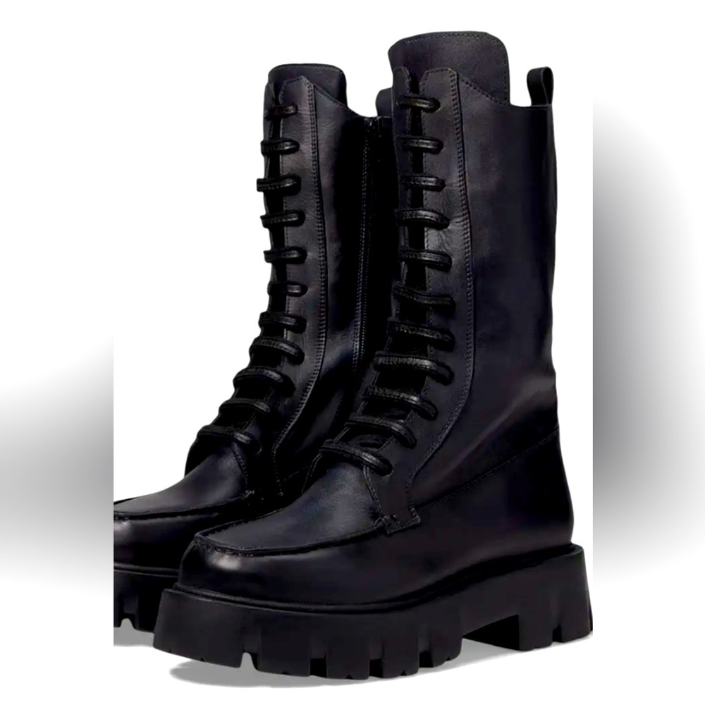 Free People Jones Lug Sole mid calf boots